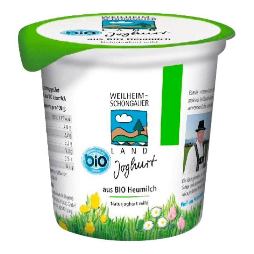 Unser Land Bio Joghurt natur 3,5% 150g